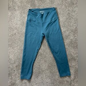 Nobull Womens Teal Capri Leggings